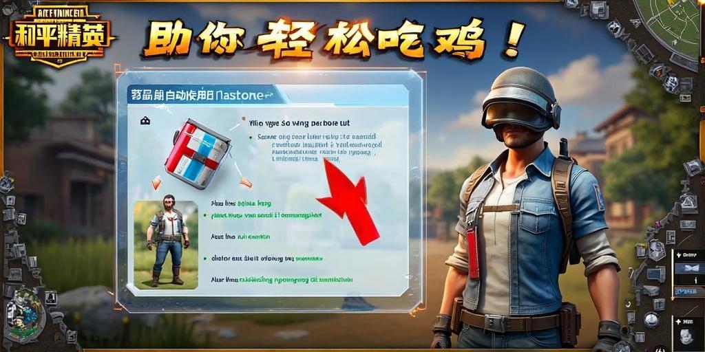 和平精英如何利用和平精英辅助提高自己的技术