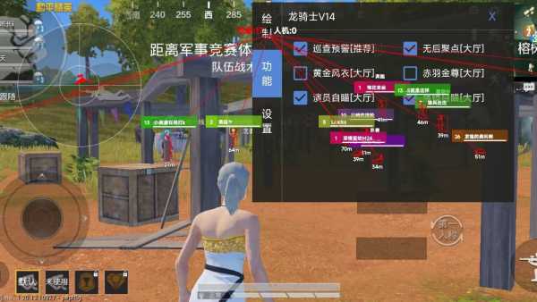 和平精英「青蛙直装」辅助，支持地铁
